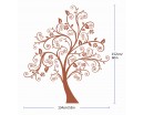 Scroll Tree Wall Decal Vinyl Tree Wall Art Stickers